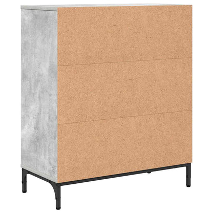 Serviesskap Betonggrå 69,5 x 33 x 82 cm Konstruert tre