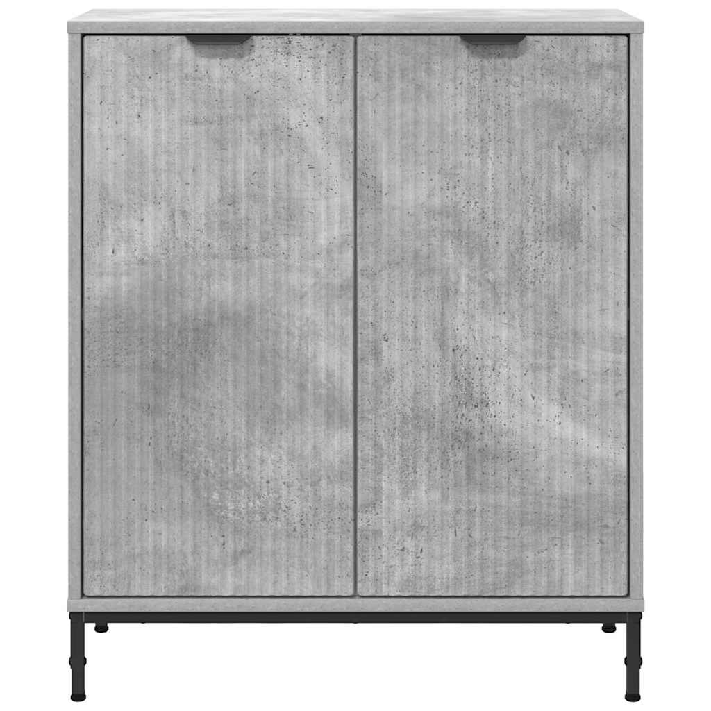 Serviesskap Betonggrå 69,5 x 33 x 82 cm Konstruert tre