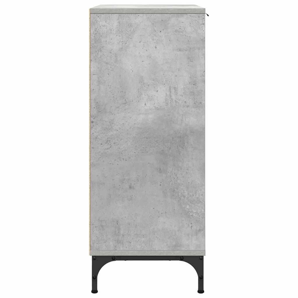 Serviesskap Betonggrå 69,5 x 33 x 82 cm Konstruert tre