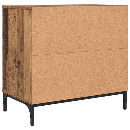 Nattbord Sengbord Gammelt Tre med skuff 63,5 x 36 x 61 cm