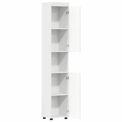 Baderomsskap TULUM Hvit 37 x 31.5 x 203 cm Konstruert tre
