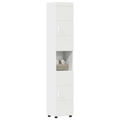 Baderomsskap TULUM Hvit 37 x 31.5 x 203 cm Konstruert tre