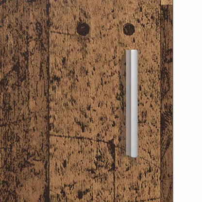 Baderomsskap med lagring TULUM Gammelt tre 37 x 31.5 x 203 cm