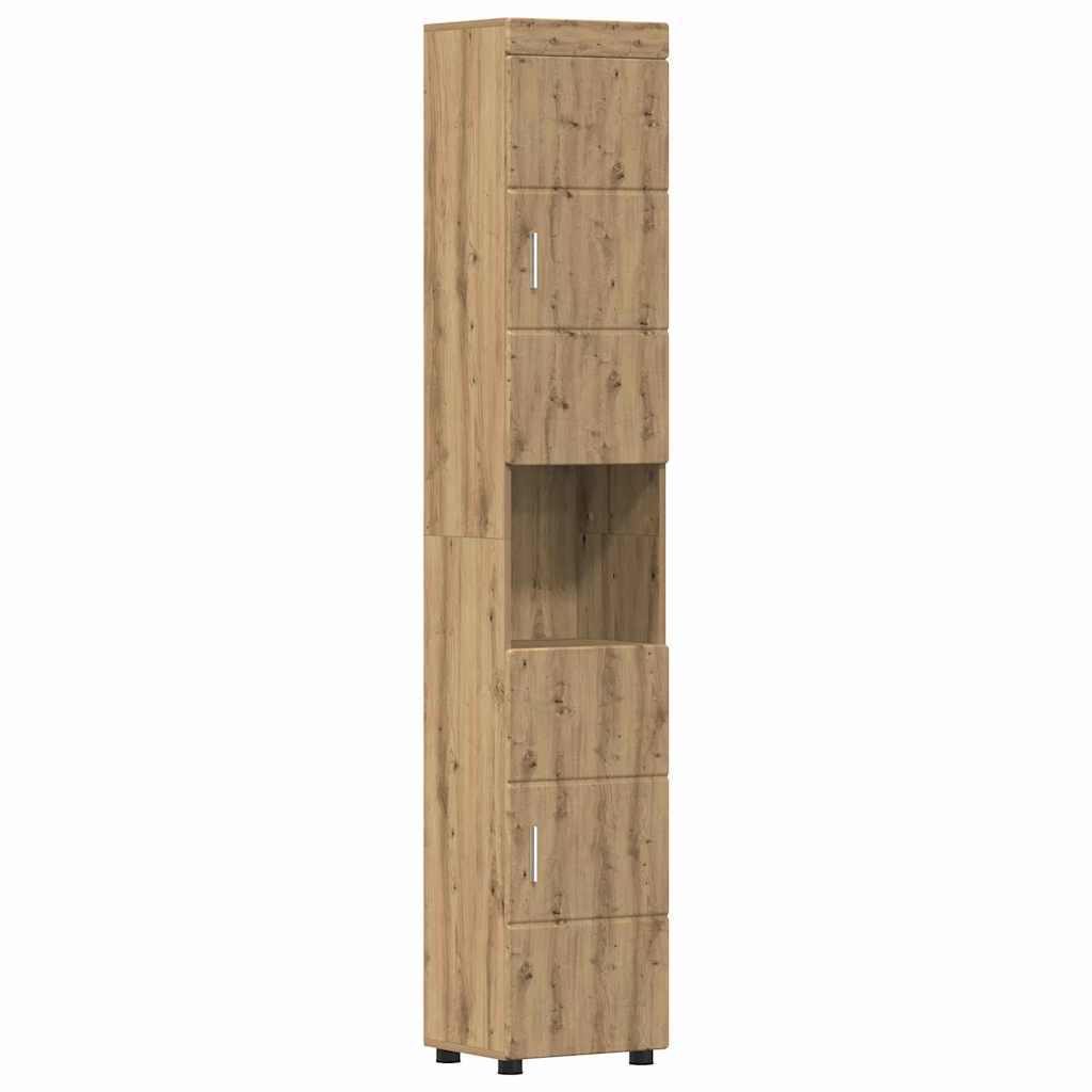 Baderomsskap med lagring TULUM artisan eik 37 x 31.5 x 203 cm