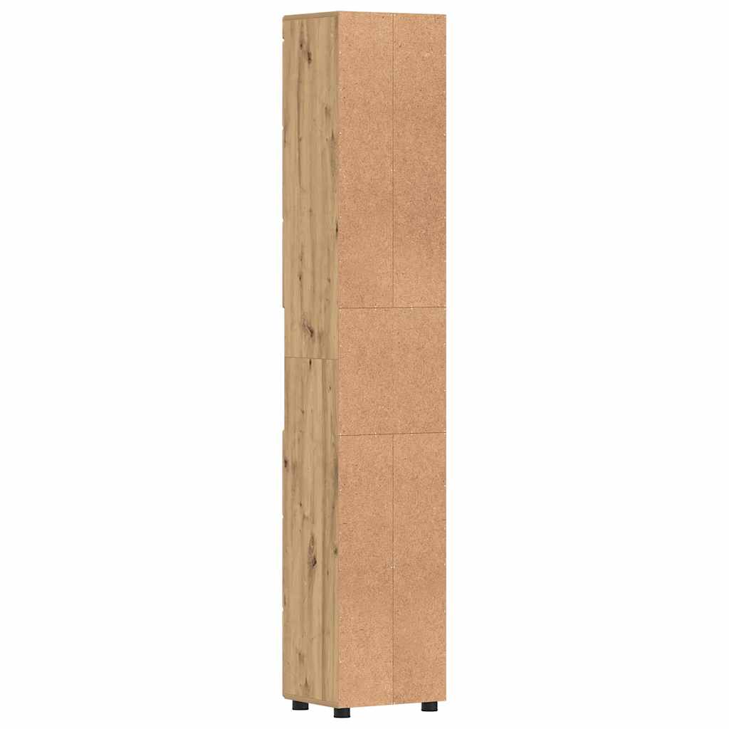 Baderomsskap med lagring TULUM artisan eik 37 x 31.5 x 203 cm
