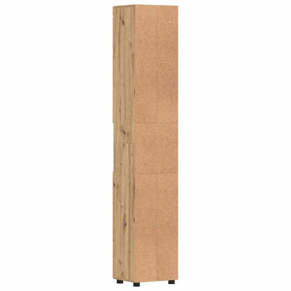 Baderomsskap med lagring TULUM artisan eik 37 x 31.5 x 203 cm