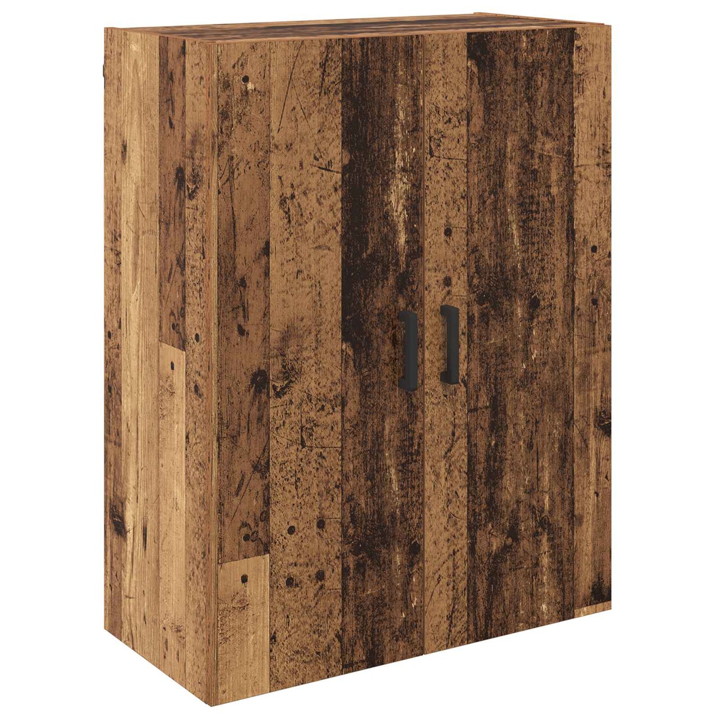 Vegghengt skap Veggmontert 2 pcs Gammelt tre 69,5 x 34 x 90 cm