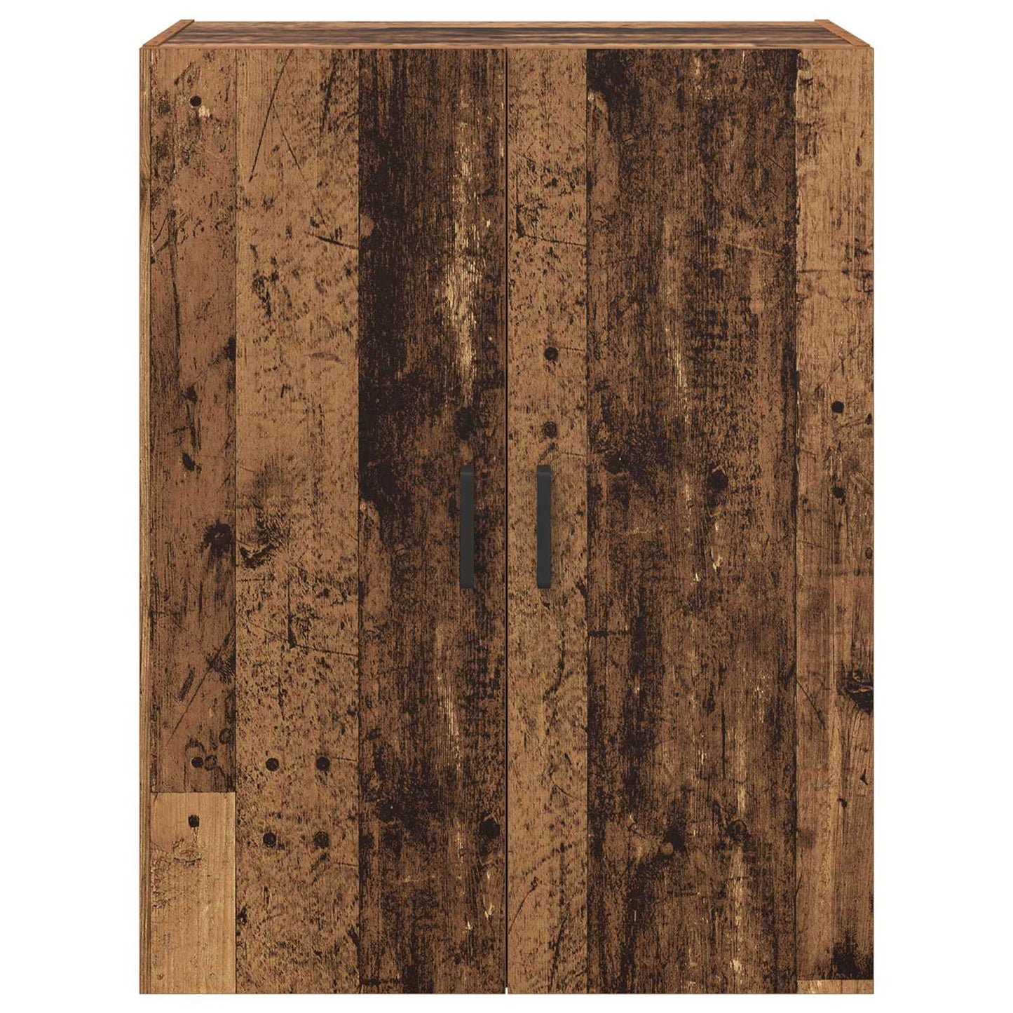 Vegghengt skap Veggmontert 2 pcs Gammelt tre 69,5 x 34 x 90 cm