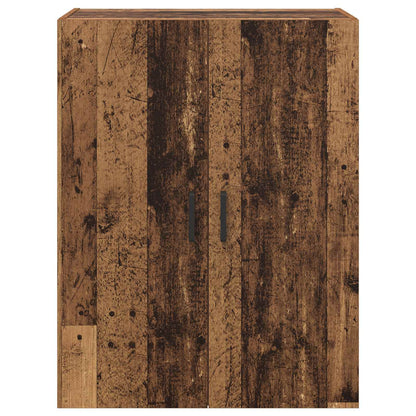Vegghengt skap Veggmontert 2 pcs Gammelt tre 69,5 x 34 x 90 cm