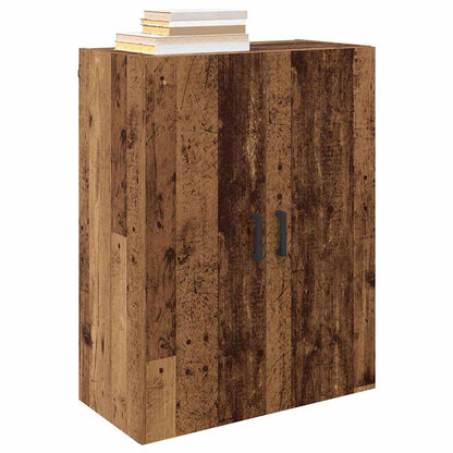 Veggskap Gammelt Tre 2 stk 69.5 x 34 x 90 cm