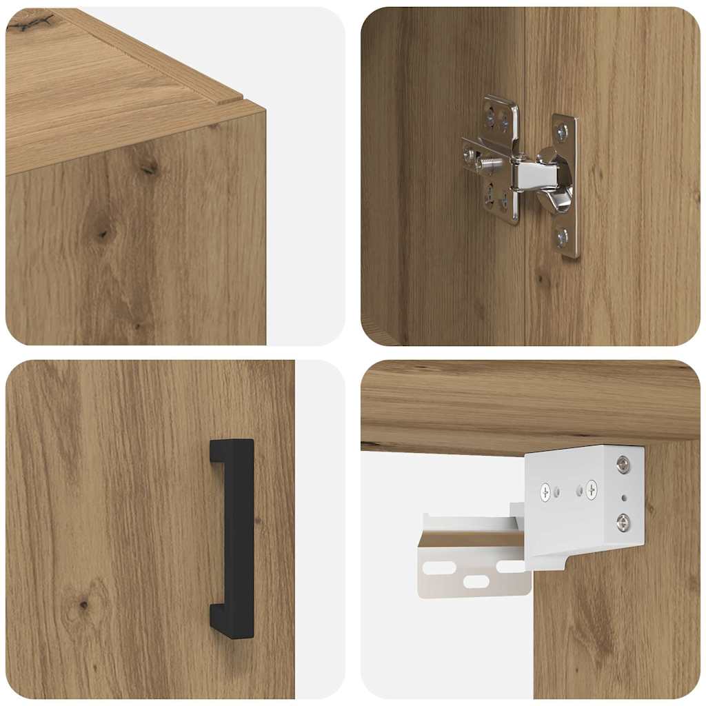 Veggskap Artisan Eik 2 stk 69.5 x 34 x 90 cm