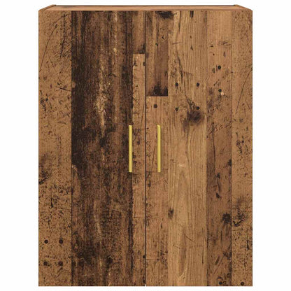 Veggskap Gammelt Tre 2 stk 69.5 x 34 x 90 cm