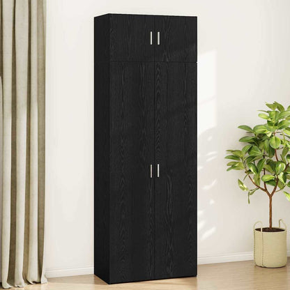 Skap Svart Eik 80 x 41 x 225 cm