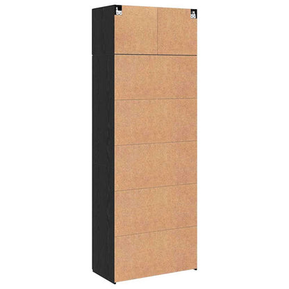 Skap Svart Eik 80 x 41 x 225 cm