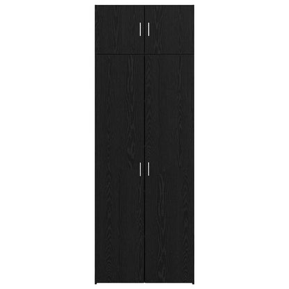Skap Svart Eik 80 x 41 x 225 cm