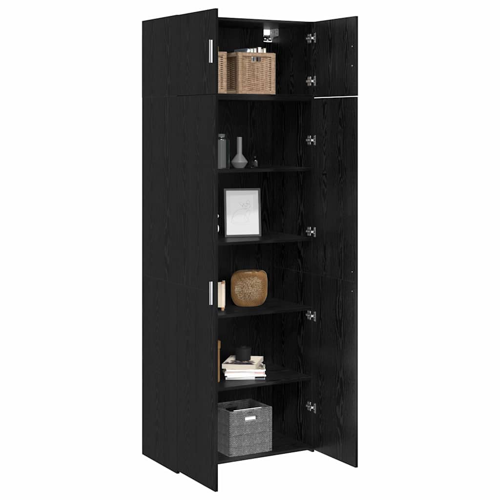 Skap Svart Eik 80 x 41 x 225 cm