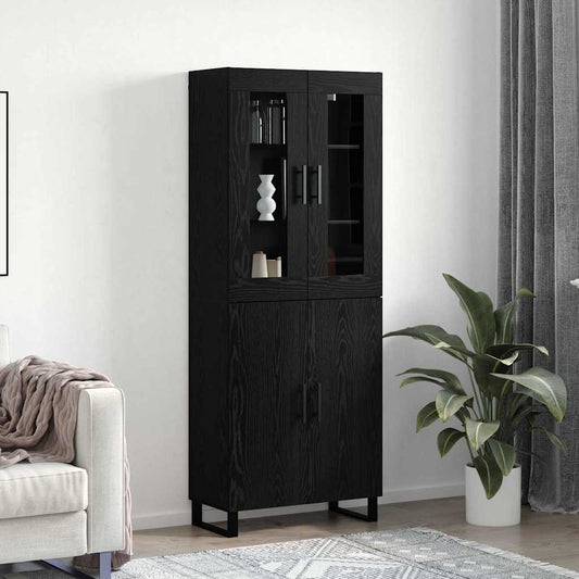 Skap Svart Eik 69.5 x 34 x 90 cm