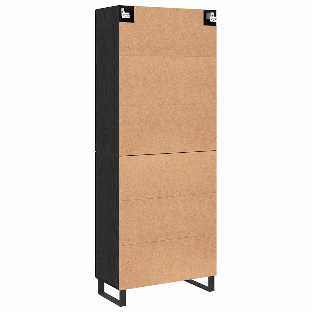 Skap Svart Eik 69.5 x 34 x 90 cm