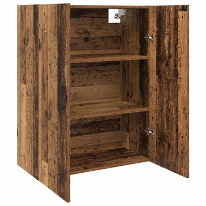 Veggskap Gammelt Tre2 stk 69.5 x 34 x 90 cm