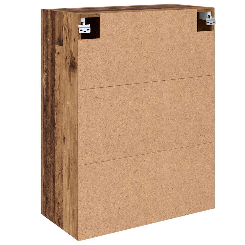 Veggskap Gammelt Tre2 stk 69.5 x 34 x 90 cm