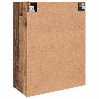 Veggskap Gammelt Tre 2 stk 69.5 x 34 x 90 cm
