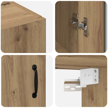 Veggskap Artisan Eik 2 stk 69.5 x 34 x 90 cm