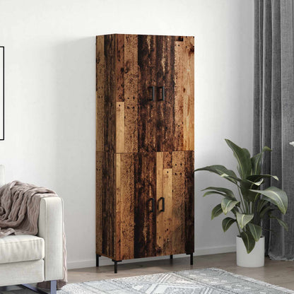 Høyskap Gammelt tre 69,5 x 34 x 180 cm Konstruert tre