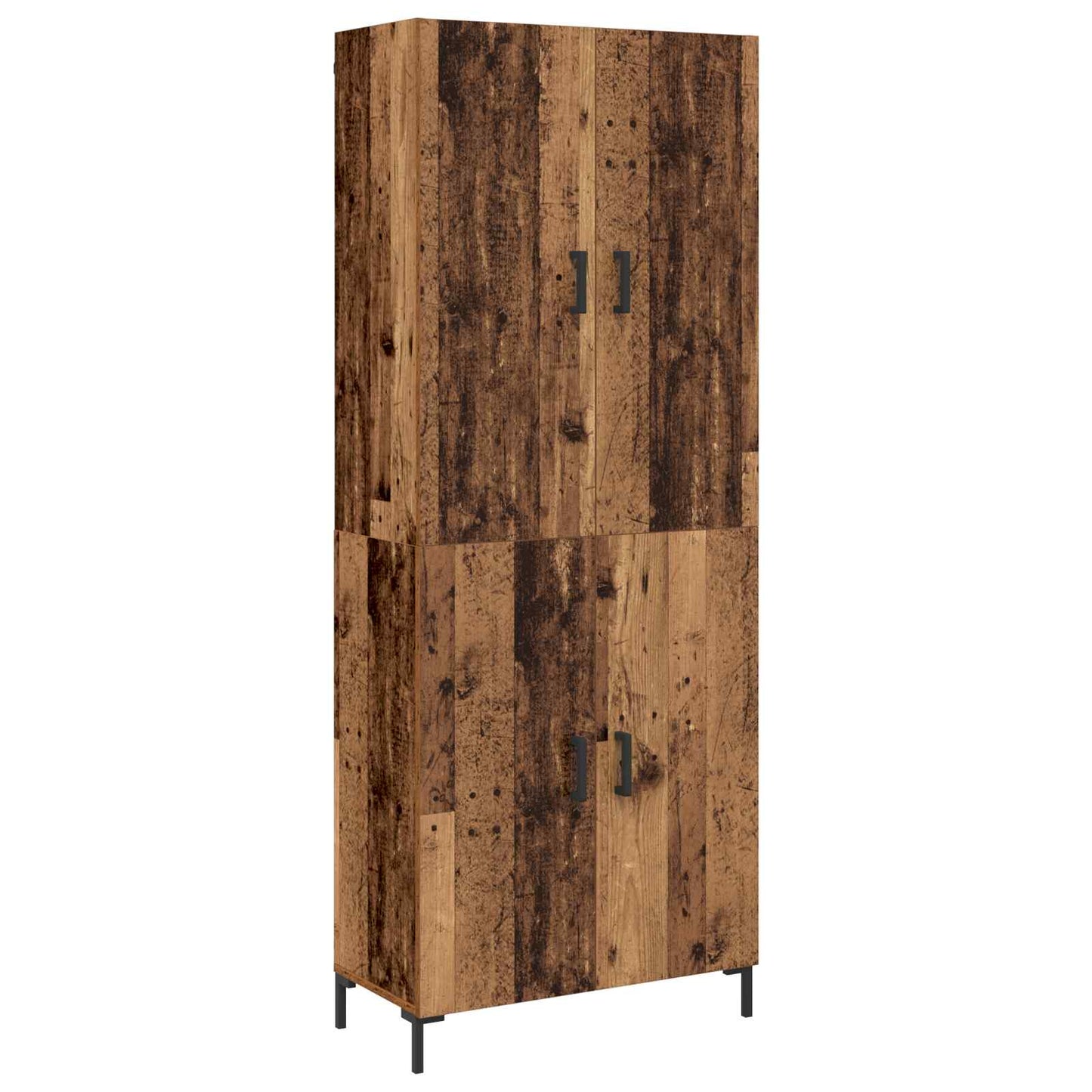 Høyskap Gammelt tre 69,5 x 34 x 180 cm Konstruert tre