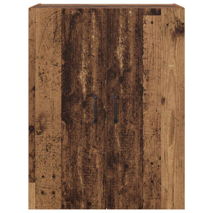 Vegghengt skap Veggmontert 2 pcs Gammelt tre 69,5 x 34 x 90 cm