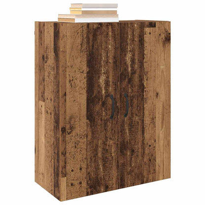 Veggskap Gammelt Tre 2 stk 69.5 x 34 x 90 cm