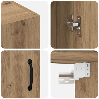 Veggskap Artisan Eik 2 stk 69.5 x 34 x 90 cm