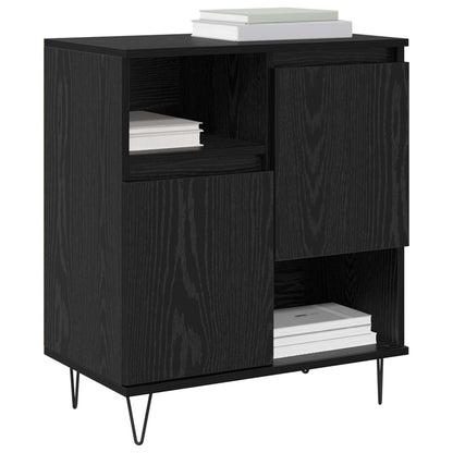 Serviesskap 3 pcs Svart Eik 60 x 35 x 70 cm