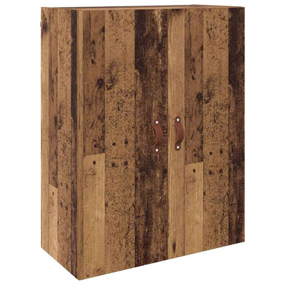 Veggskap Gammelt Tre 2 stk 69.5 x 34 x 90 cm