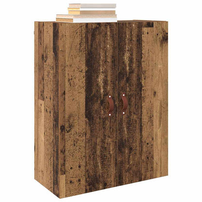 Veggskap Gammelt Tre 2 stk 69.5 x 34 x 90 cm