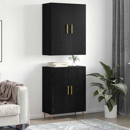 Skap Svart Eik 69.5 x 34 x 180 cm