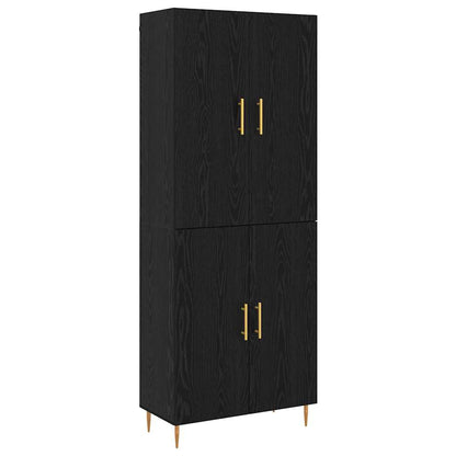 Skap Svart Eik 69.5 x 34 x 180 cm