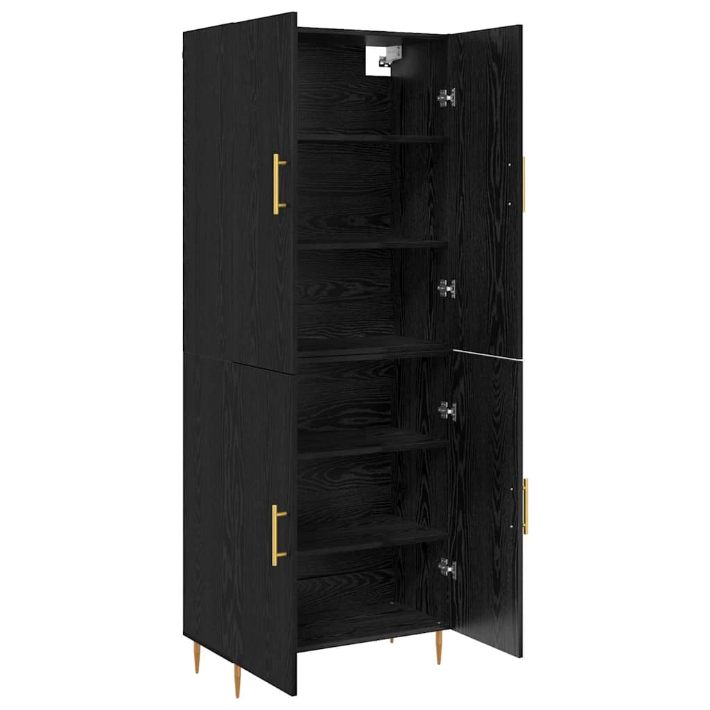 Skap Svart Eik 69.5 x 34 x 180 cm