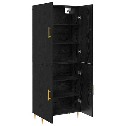 Skap Svart Eik 69.5 x 34 x 180 cm