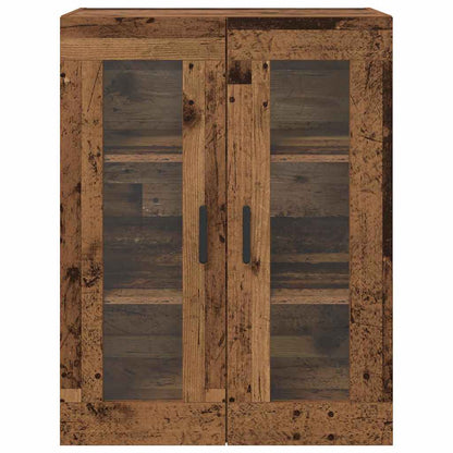 Veggskap Gammelt Tre 2 stk 69.5 x 34 x 90 cm
