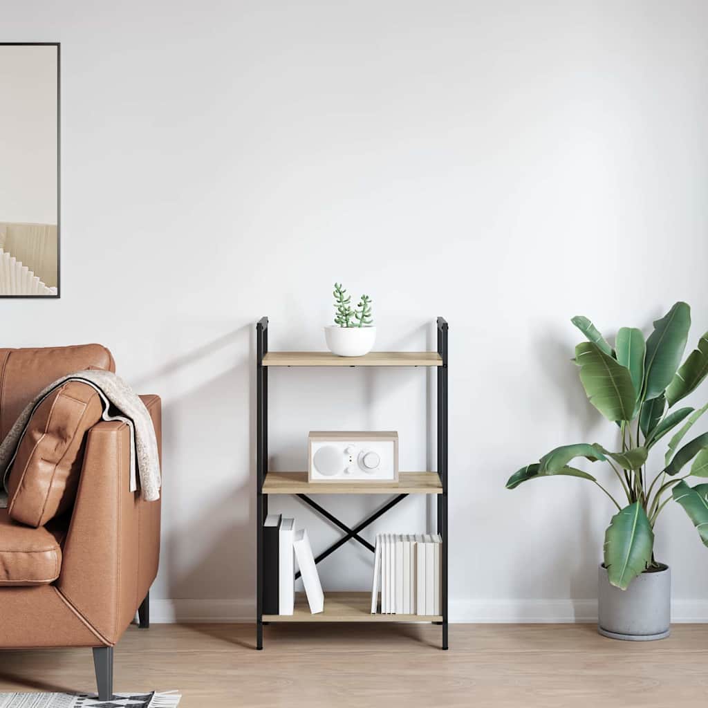 Bokhylle Sonoma eik 56 x 34 x 96 cm Konstruert tre