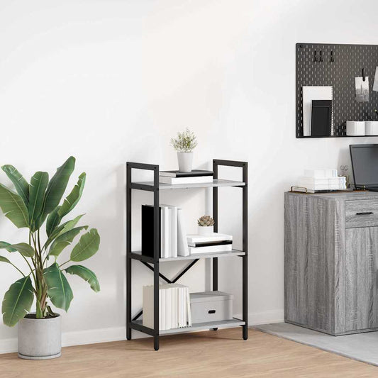 Bokhylle Grå Sonoma 56 x 34 x 96 cm Konstruert tre