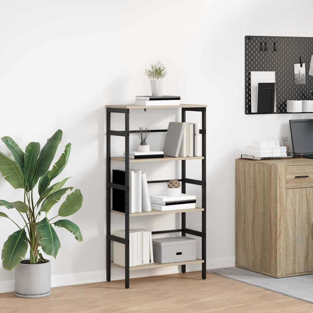 Bokhylle Sonoma eik 60 x 29,5 x 115 cm Konstruert tre