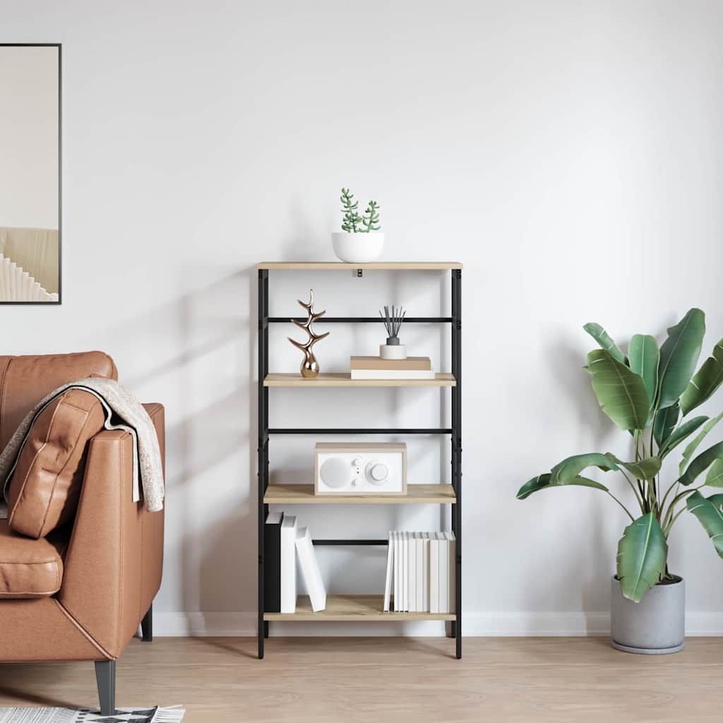 Bokhylle Sonoma eik 60 x 29,5 x 115 cm Konstruert tre