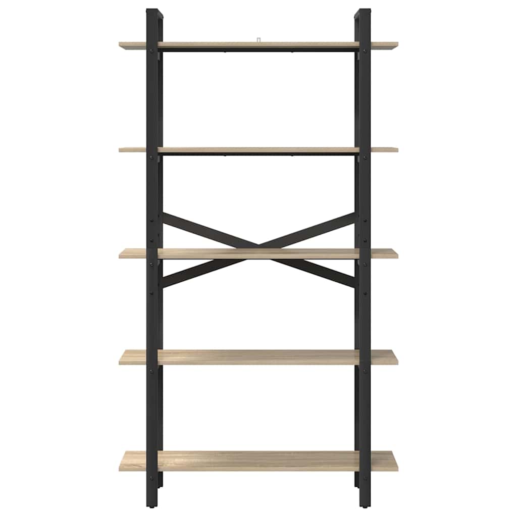 Bokhylle Sonoma eik 100 x 33,5 x 178 cm Konstruert tre