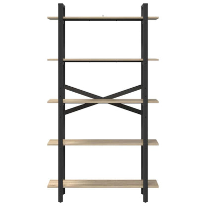 Bokhylle Sonoma eik 100 x 33,5 x 178 cm Konstruert tre