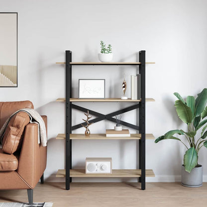 Bokhylle Sonoma eik 100 x 33,5 x 140 cm Konstruert tre