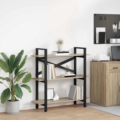 Bokhylle Sonoma eik 100 x 33,5 x 102 cm Konstruert tre