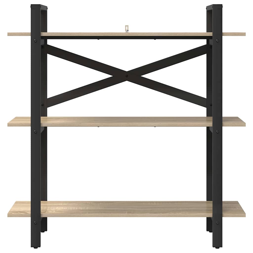 Bokhylle Sonoma eik 100 x 33,5 x 102 cm Konstruert tre