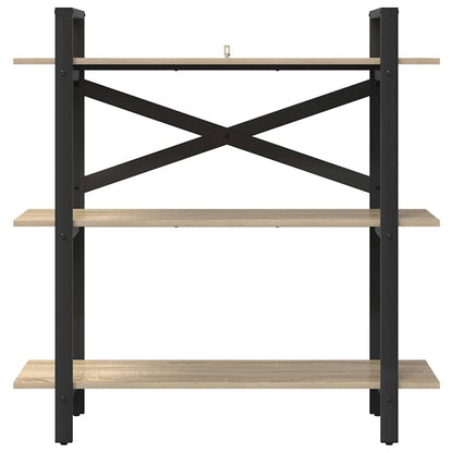 Bokhylle Sonoma eik 100 x 33,5 x 102 cm Konstruert tre