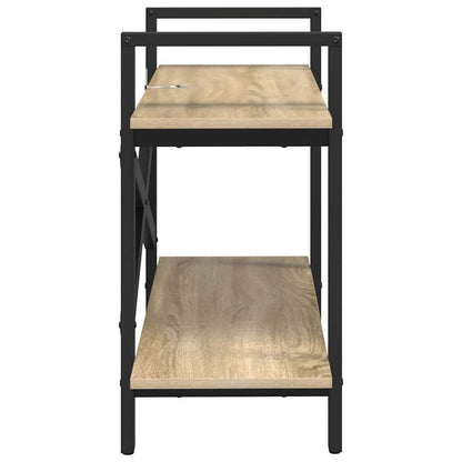 Bokhylle Sonoma eik 100 x 33,5 x 64 cm Konstruert tre